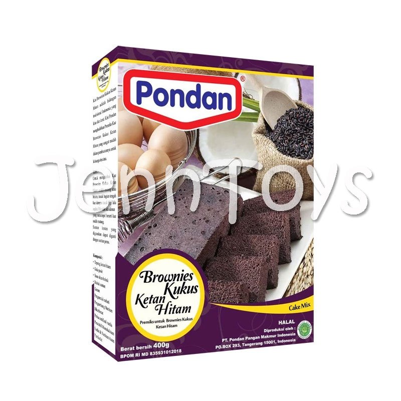

Pondan Brownies Kukus Ketan Hitam 400gr
