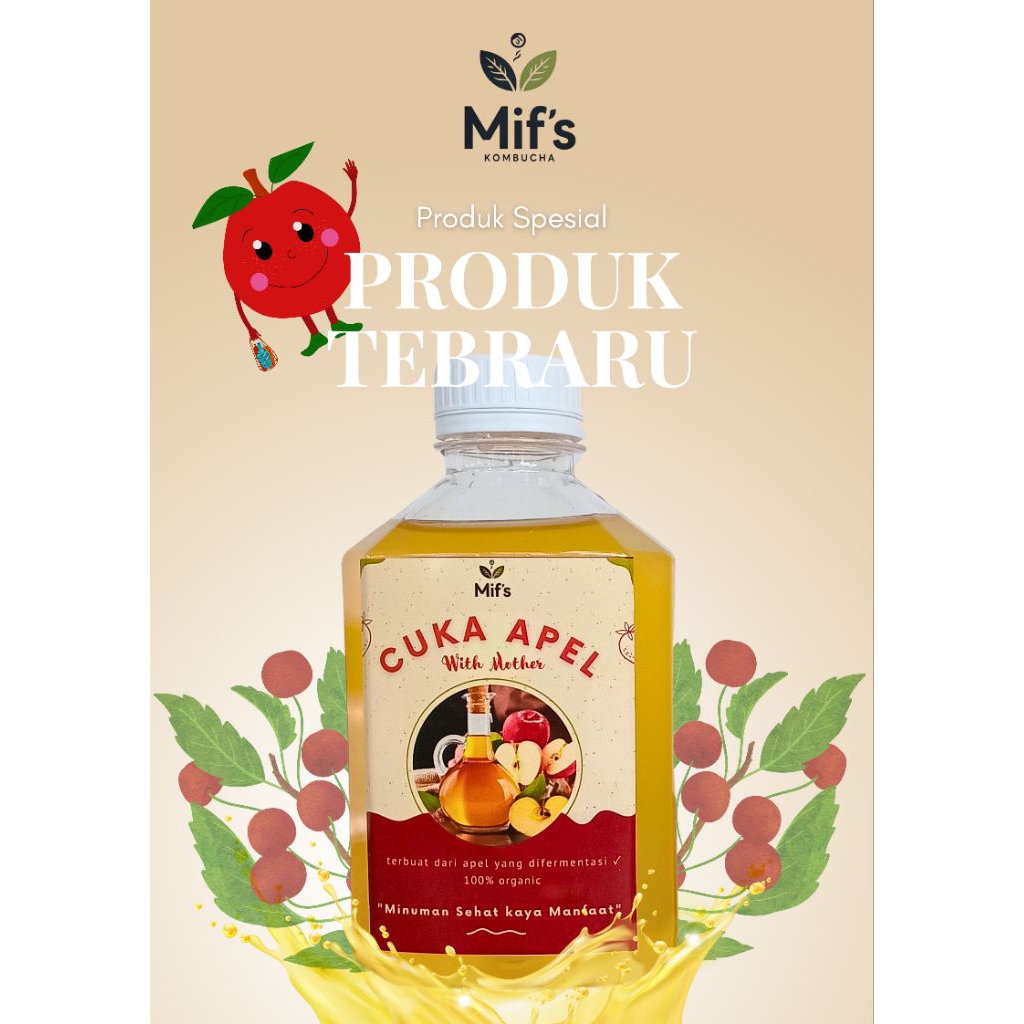 

Cuka Apel 250 ml/Apple Cider vinegar with mother