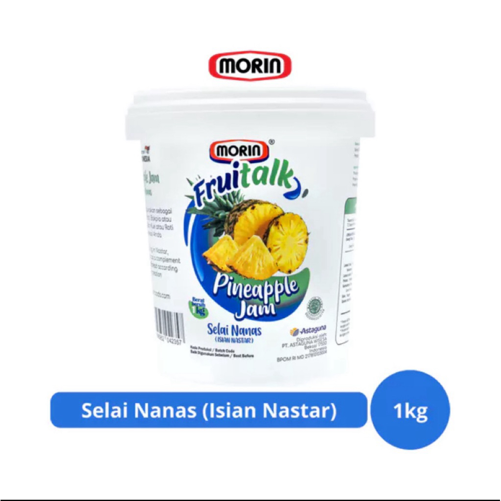 

Morin Selai Nanas 1kg – Isian Lezat dan Praktis untuk Nastar & Aneka Kue