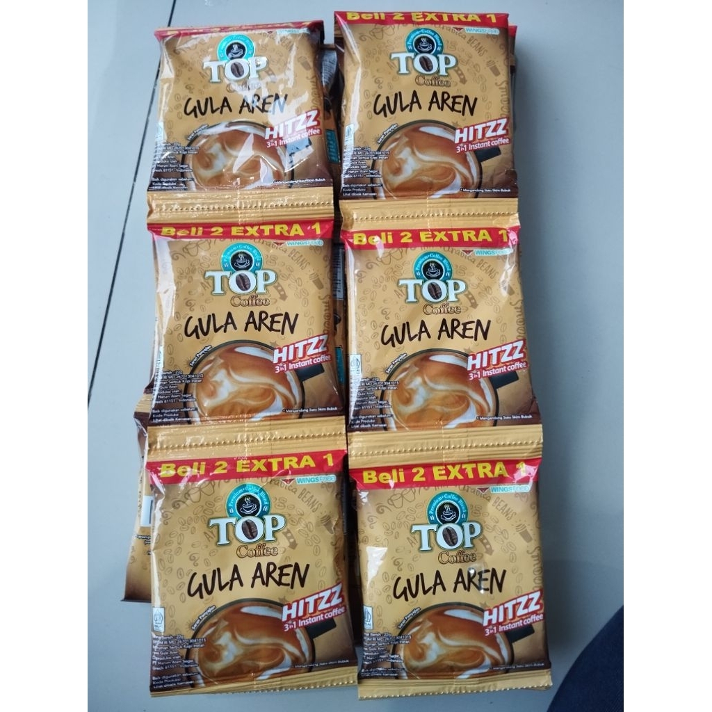 

Top Gula Aren 3 in 1 22 gr paket 2 renceng 30 pcs