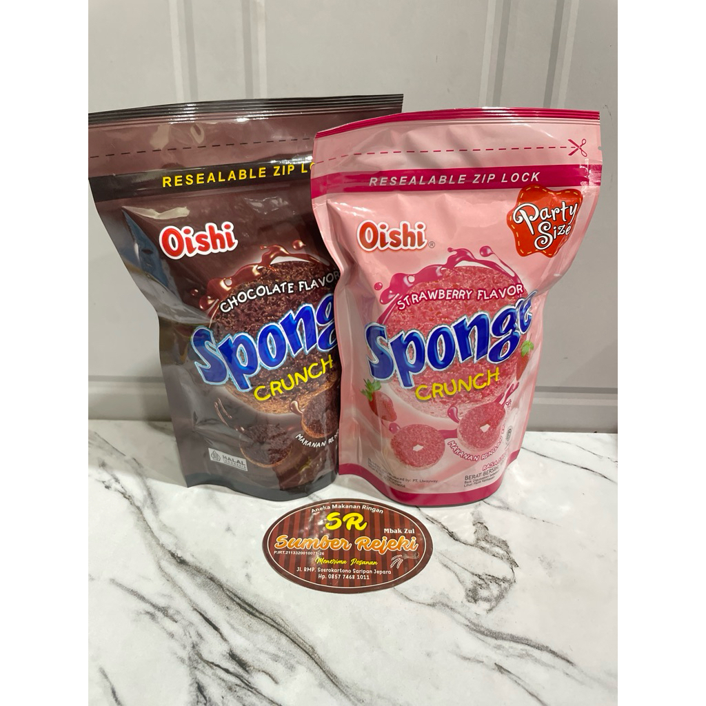 

OISHI SPONGE CRUNCH POUCH BERAT 100gram