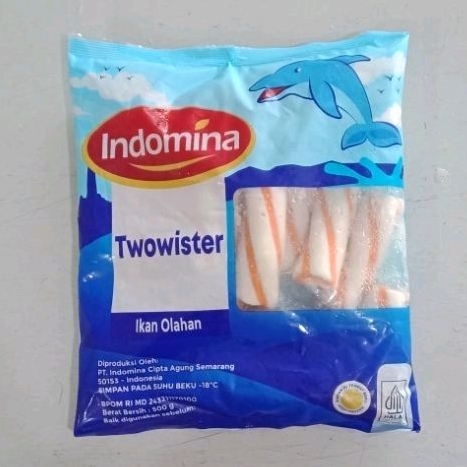 

Indomina olahan ikan twowister 500g
