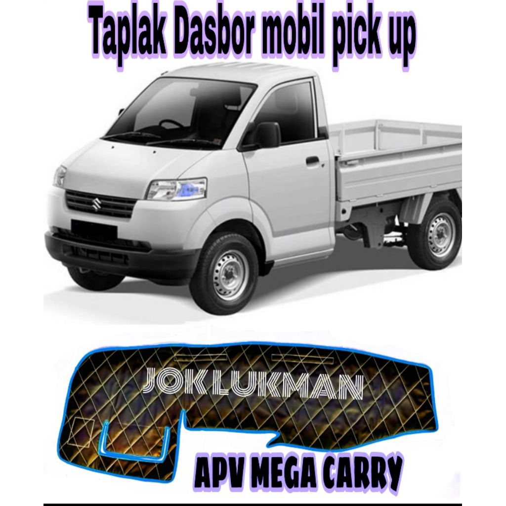 cover dashboard taplak pelindung dashboard mobil pick up motif wajik mobil APV MEGA CARRY, GRANMAX,N