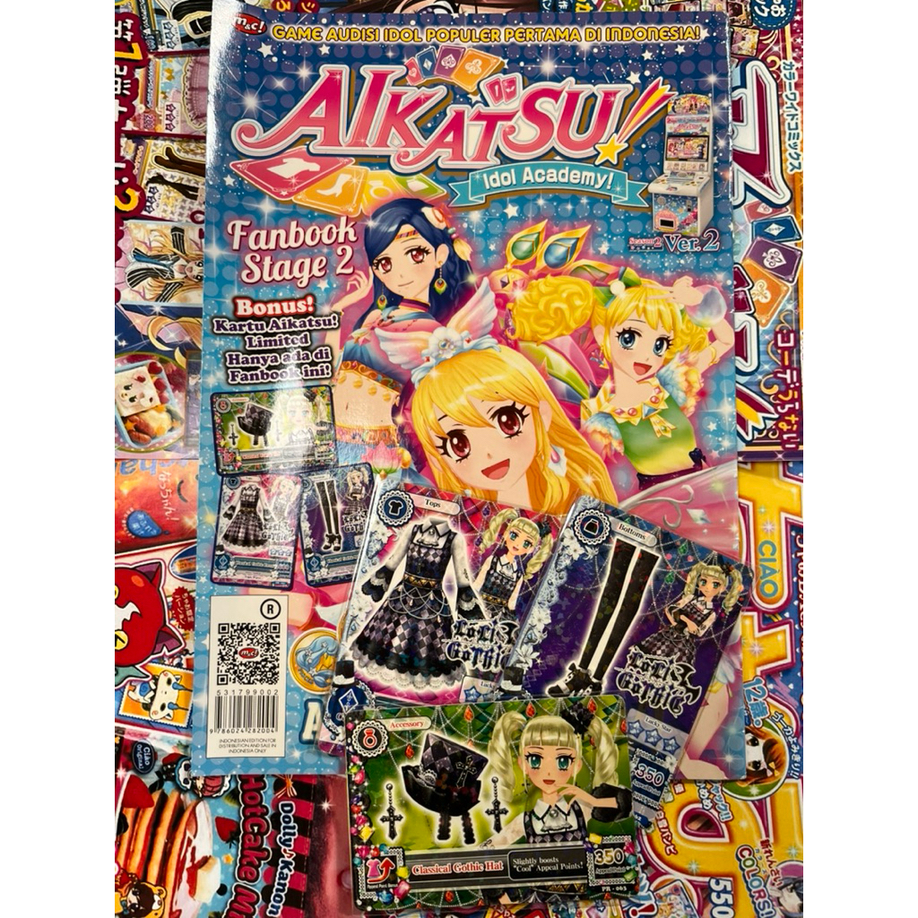 Aikatsu Official Fanbook Lesson Stage 2 With Cards