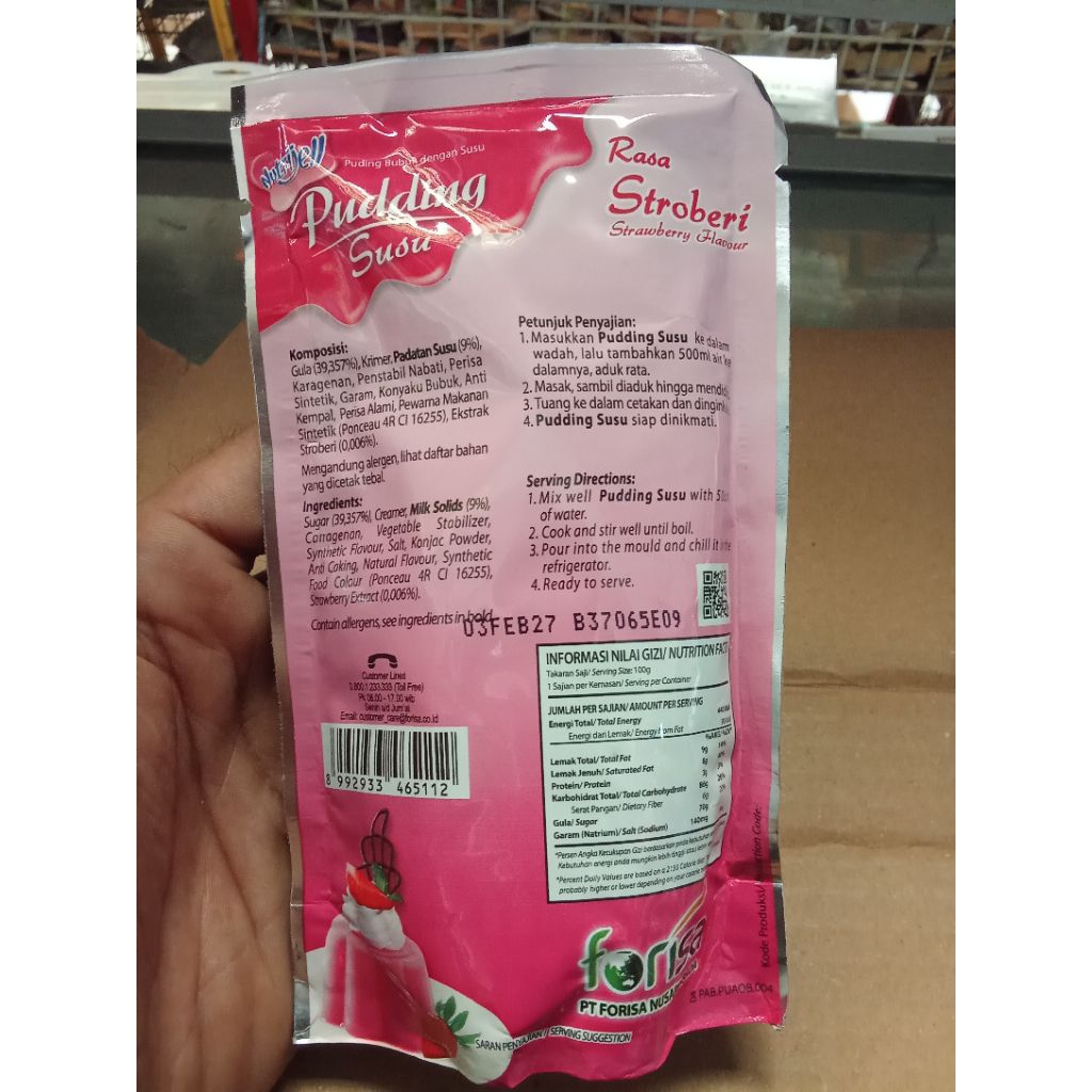 

nutrijel puding kemasan 170g aneka rasa