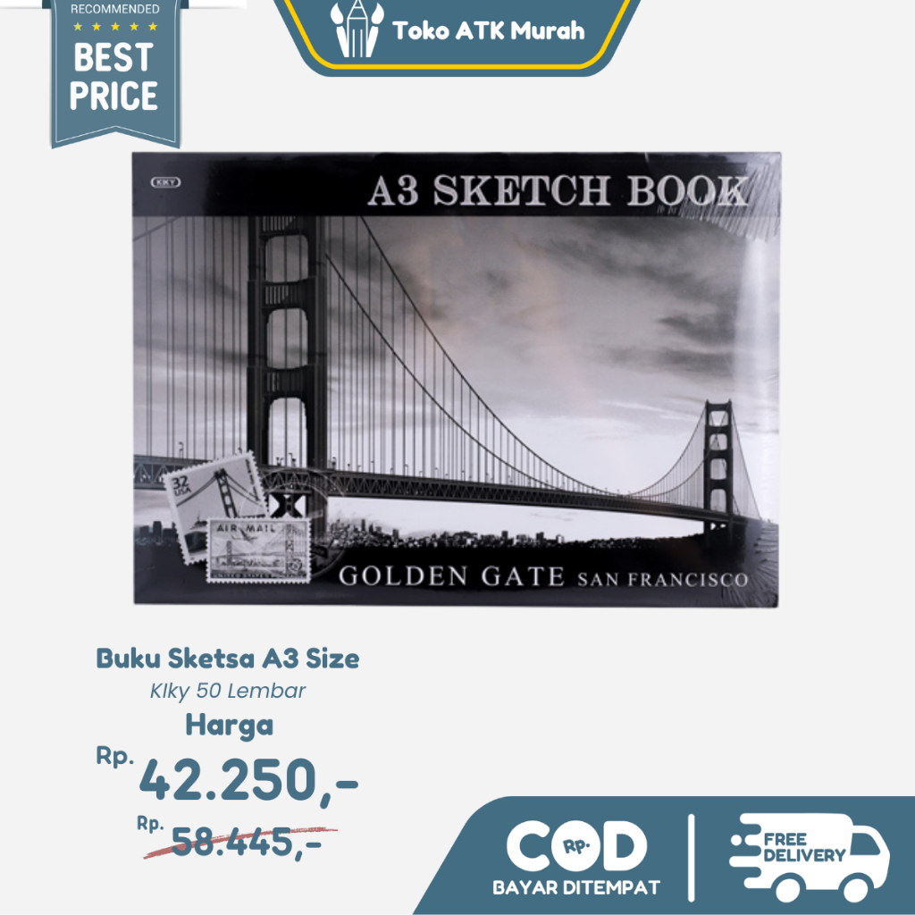 

Buku Gambar Sketsa Kiky A3 50 Lembar - Sketch Book