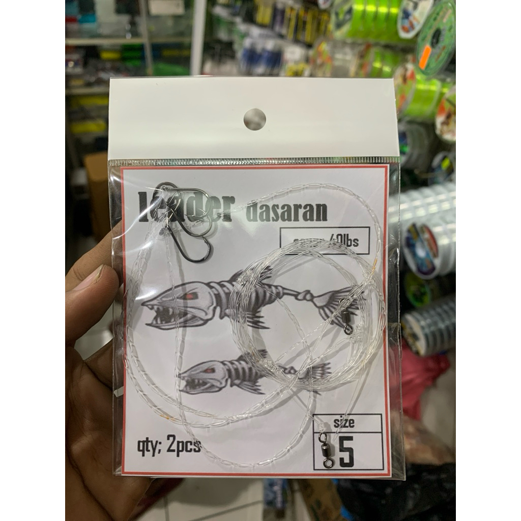 Rangkaian mata pancing dasaran/Sungai/Laut/Rangkaian kail dasaran sudah jadi/Rakitan mata pancing da