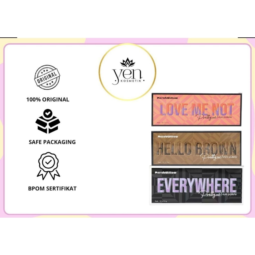 MARSHWILLOW PRETTY ME EYESHADOW PALETTE
