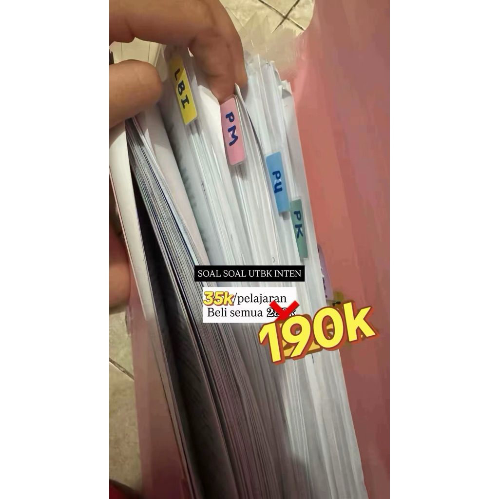 SOAL SOAL INTEN UTBK