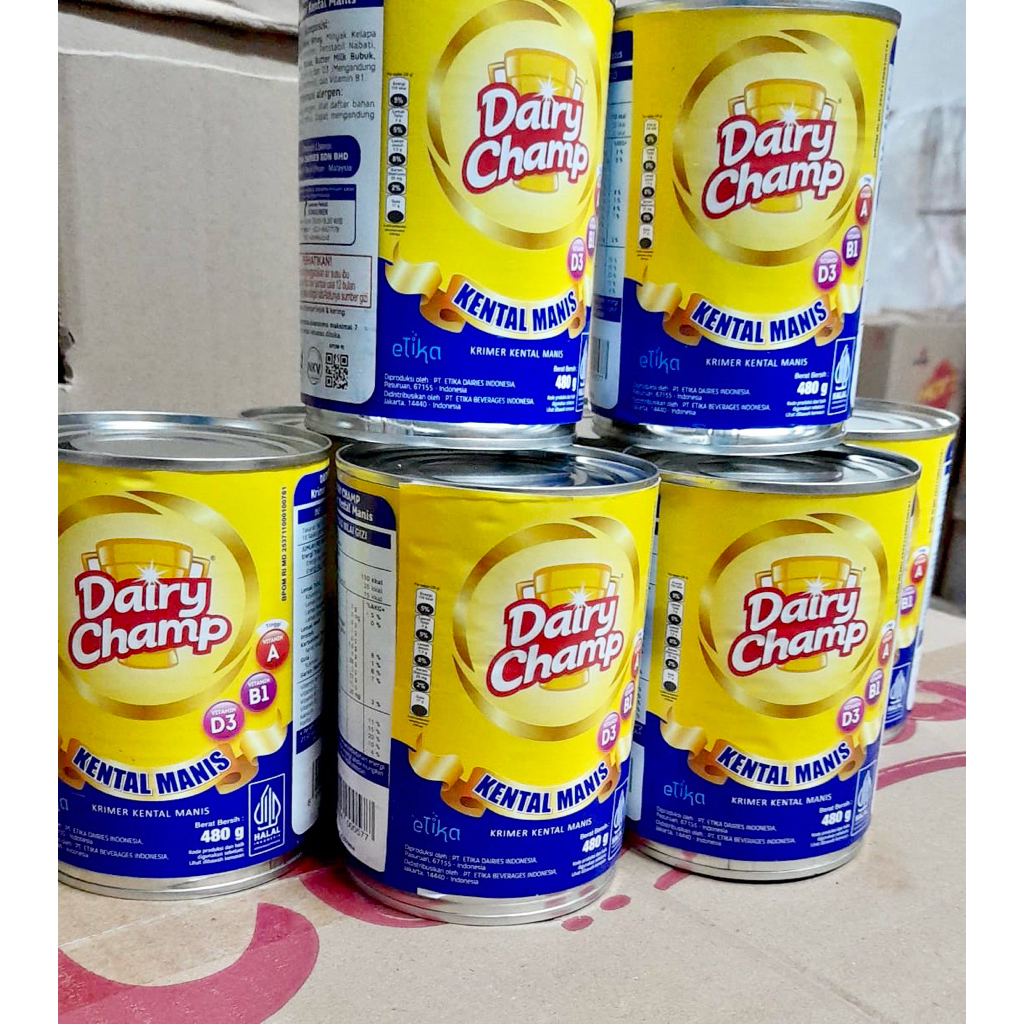 

Dairy Champ Susu Kental Manis Kaleng 480gr
