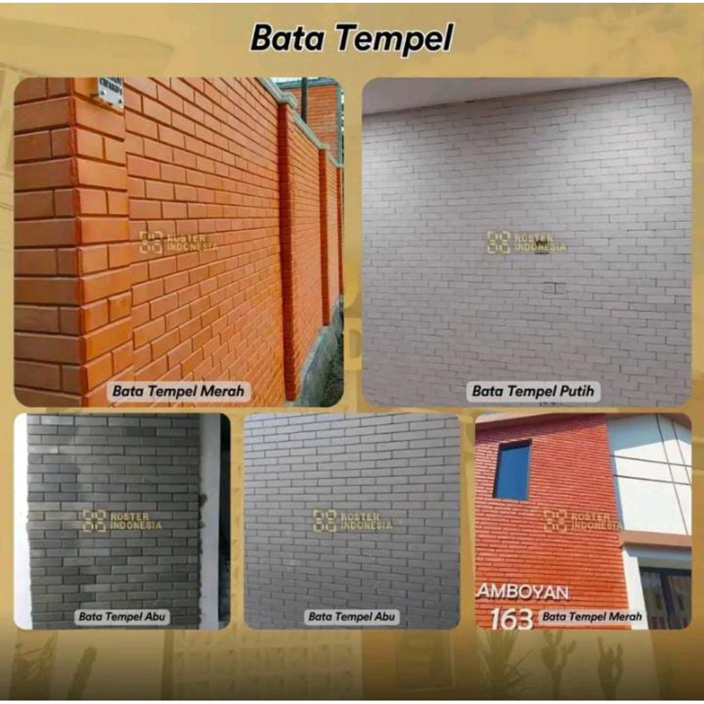 Bata tempel,bata homogen,bata expose,batu bata,roster tempel