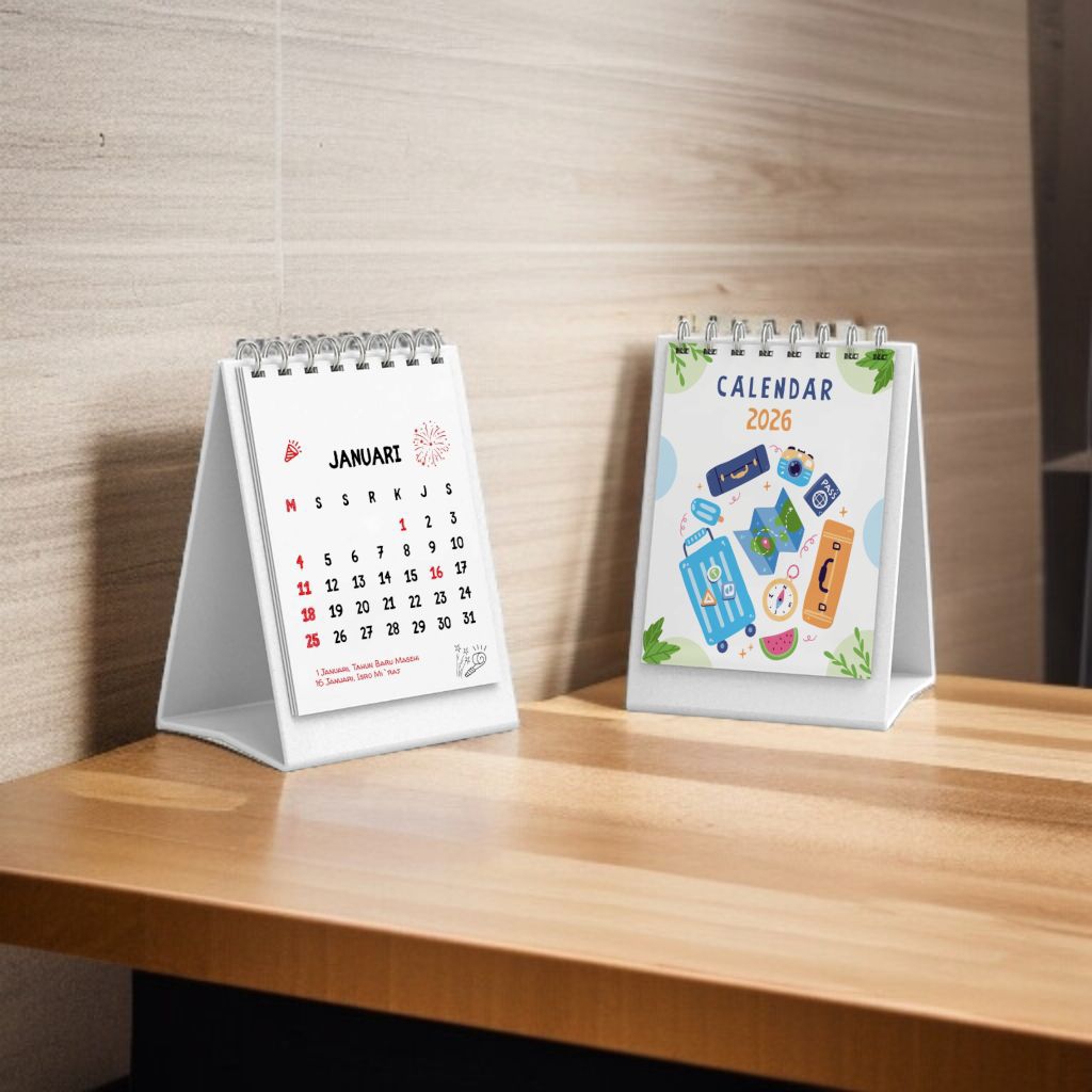 

new model kalender 2026 / kalender meja 2026 / kalender mini 2026 / kalender meja mini 2026