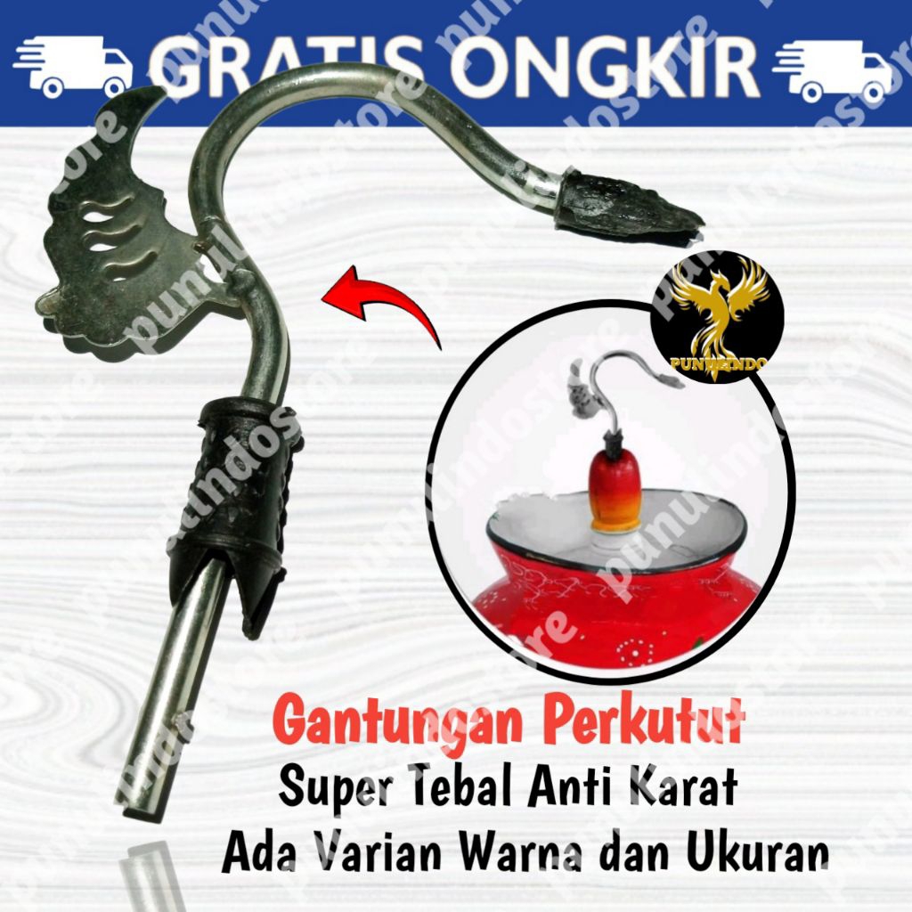 Gantungan Cantolan Sangkar Perkutut Kutut Plus Aksesoris Jepet