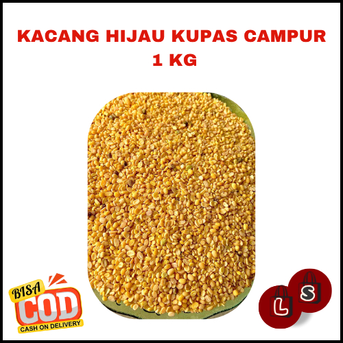 

(1 Kg) KACANG HIJAU KUPAS CAMPUR GRADE B