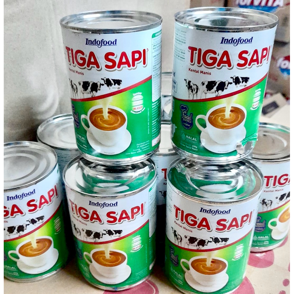 

Susu Kental Manis Kaleng Cap TIGA SAPI 490gr