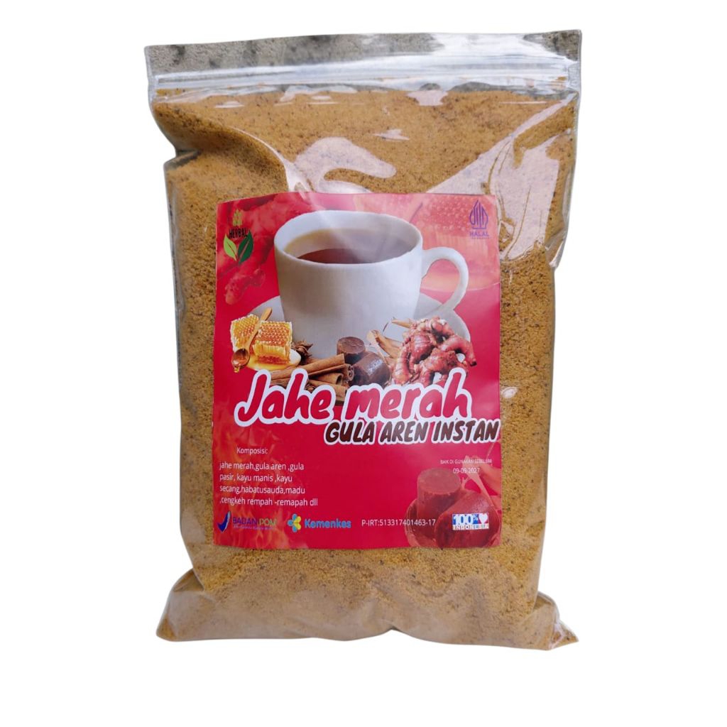 

jahe merah gula aren premium 1 kg serbuk bubuk
