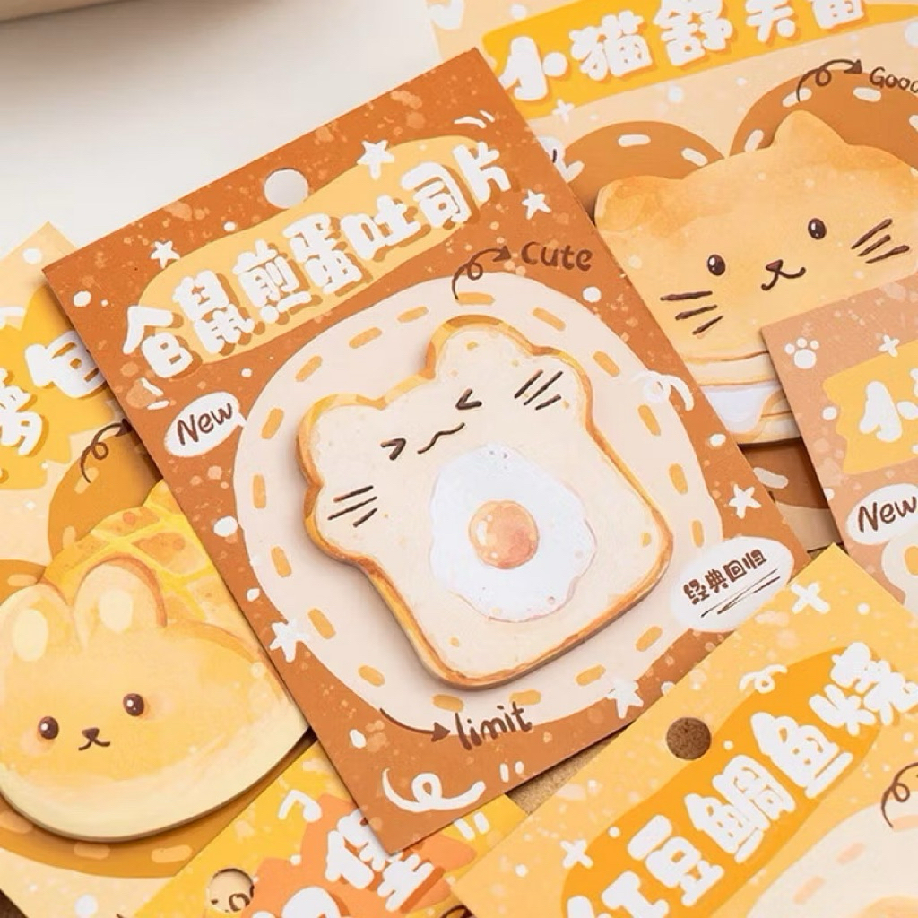 

Cute Sticky Notes Cat Cookies isi 30 lembar