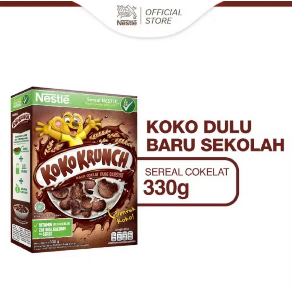 

Nestlé Koko Krunch 330g – Sereal Cokelat Kaya Nutrisi untuk Sarapan Anak