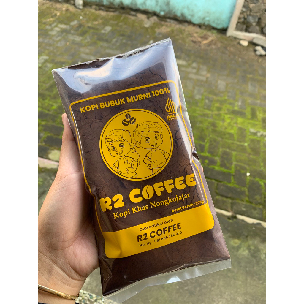

Kopi bubuk murni robusta R2 Coffee Kopi khas Nongkojajar