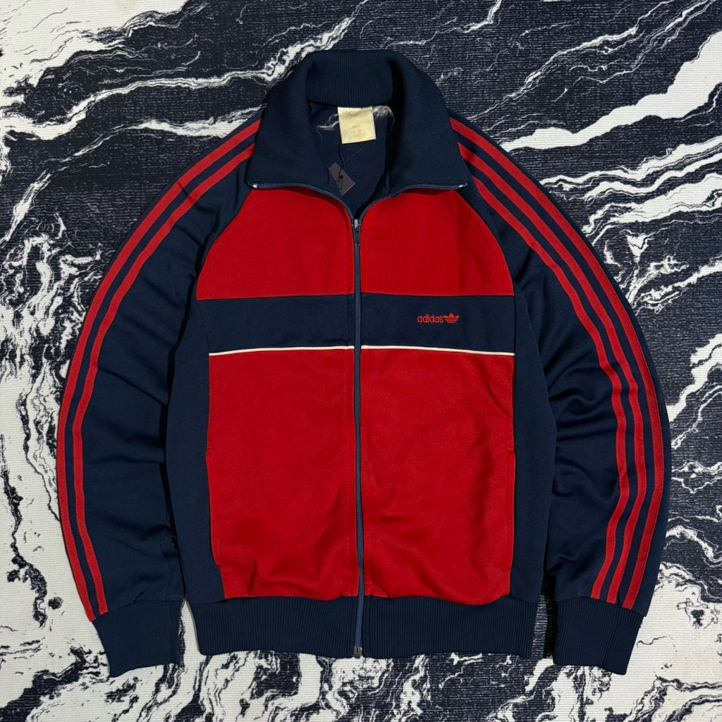 Vintage 80s 90s adidas spellout tracktop