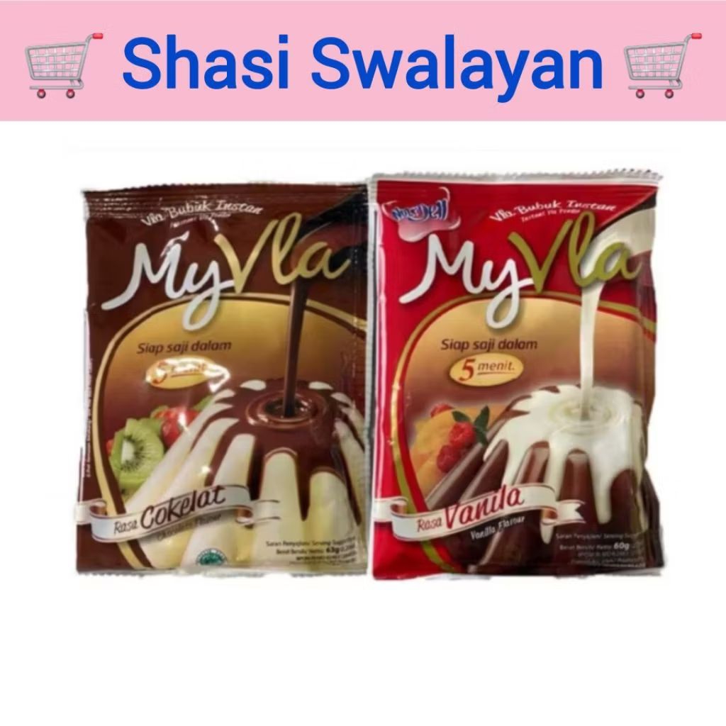 

Nutrijell My Vla Instan Vanilla/ Coklat 1 Pcs