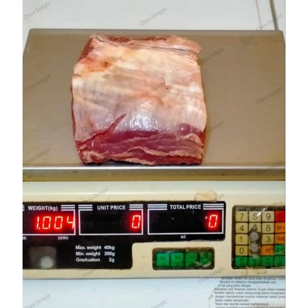 

Daging Sirloin Lulur Luar Kiloan