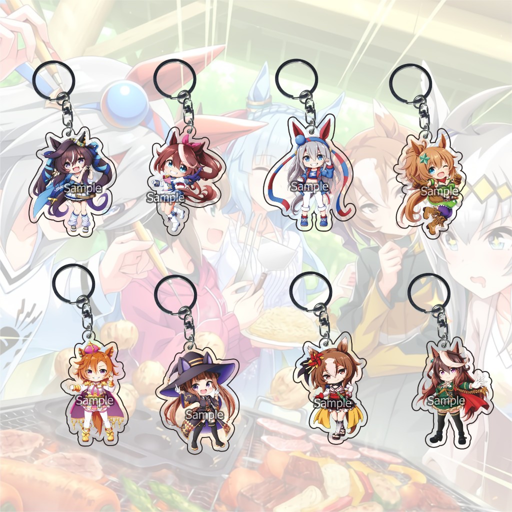 Gantungan Kunci Uma Musume Sweep Tosho - Symboli Rudolf - Ganci - Keychain - Souvenir - Tamamo Cross