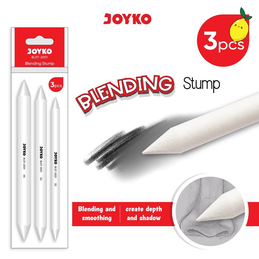

Paper Stump / Paper Pencil / Blending Stump Set 3 pcs Joyko BLST-2001