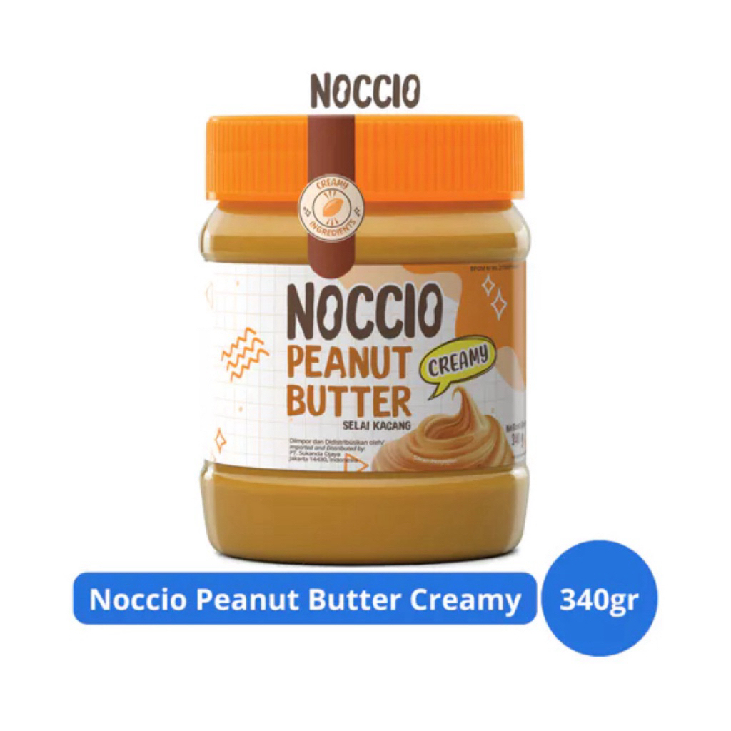 

Noccio Peanut Butter Creamy 340gr – Selai Kacang Lembut dan Kaya Rasa