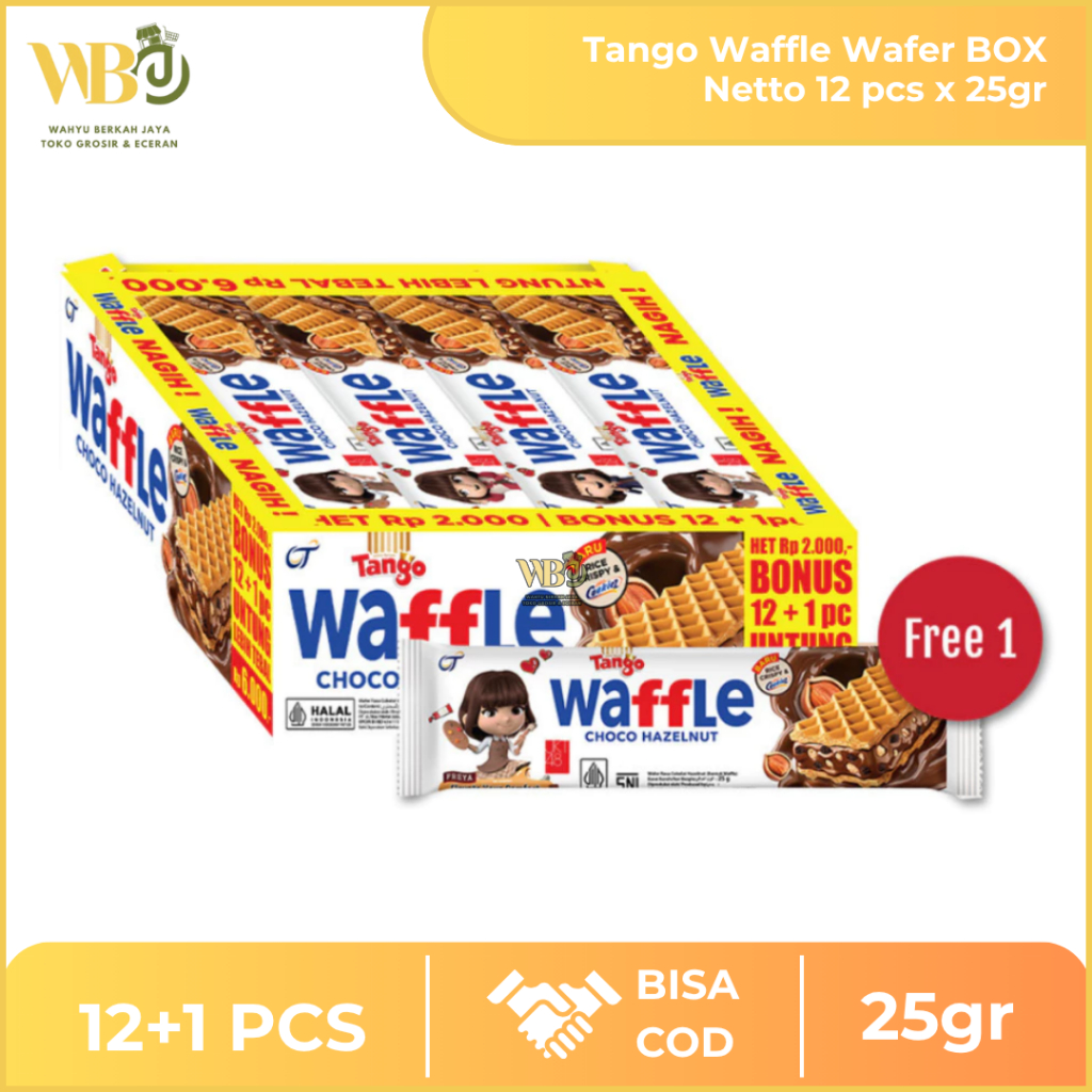 

Tango Waffle Wafer Hazelnut Box (12x25g) – Kedaluwarsa Lama | Grosir & Eceran Ready Stock