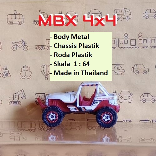 Matchbox Loose MBX 4x4