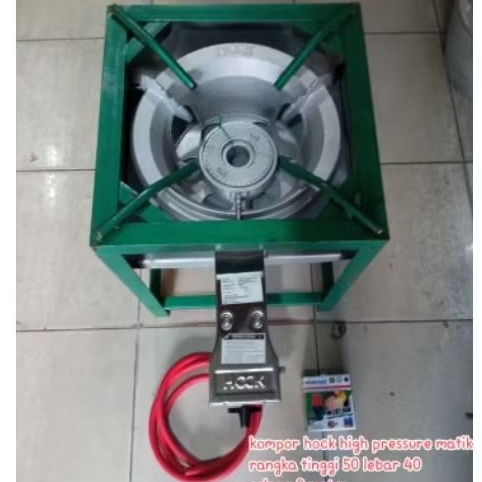 kompor gas hock api besar high presure auto+selang regulator