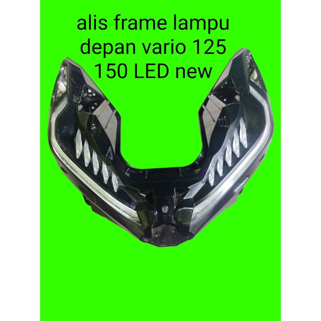 alis frame lampu depan honda vario 125 150 led new copotan
