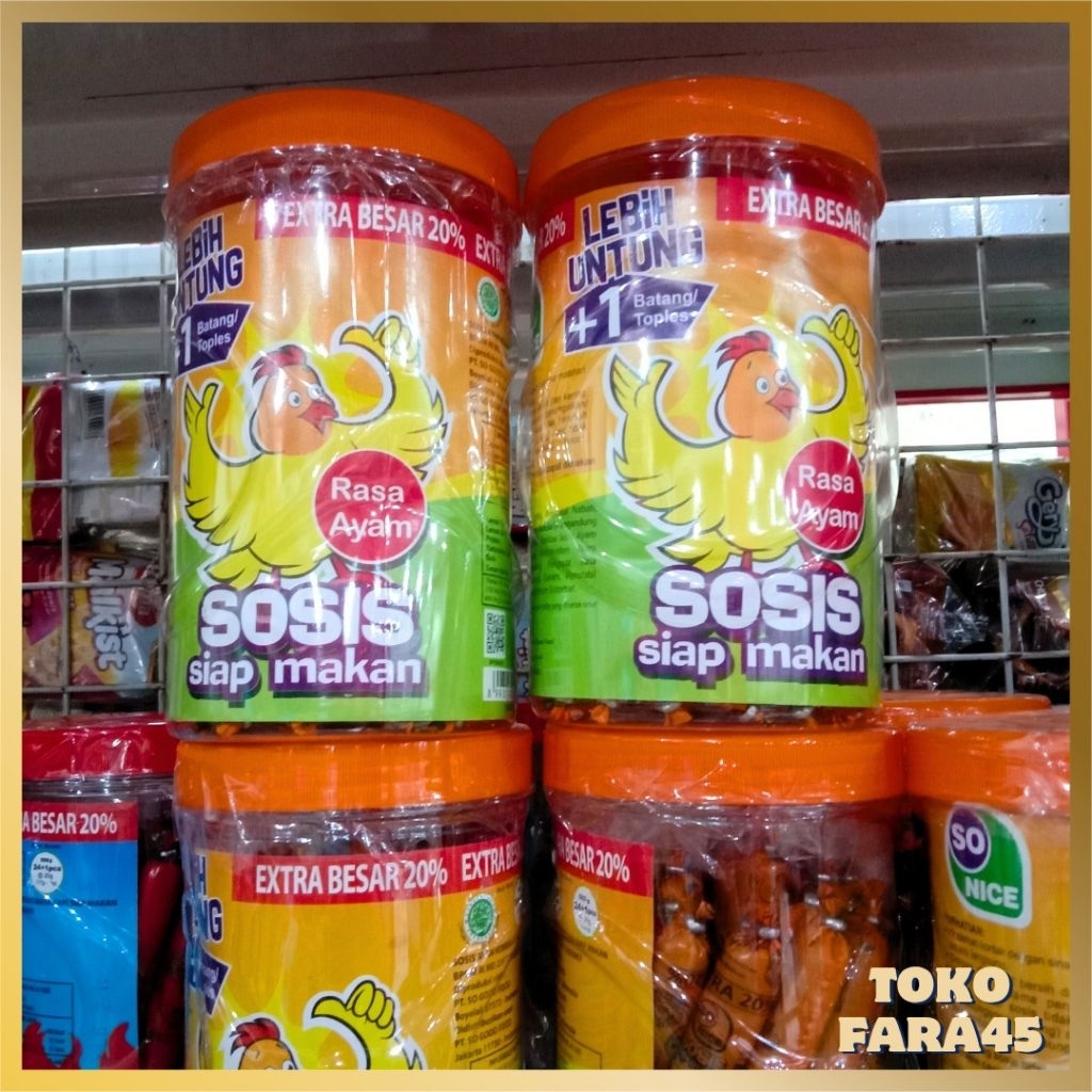 

SOSIS SO NICE SIAP MAKAN (1TOPLES ISI 24) RASA AYAM