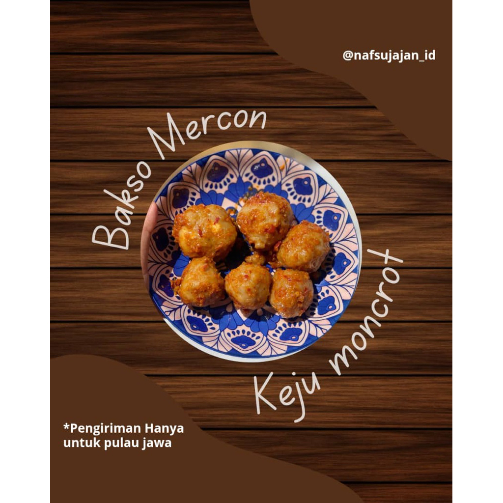 

Bakso mercon keju moncrot (bakso daging isi keju dengan sambal mercon) nafsujajan_id