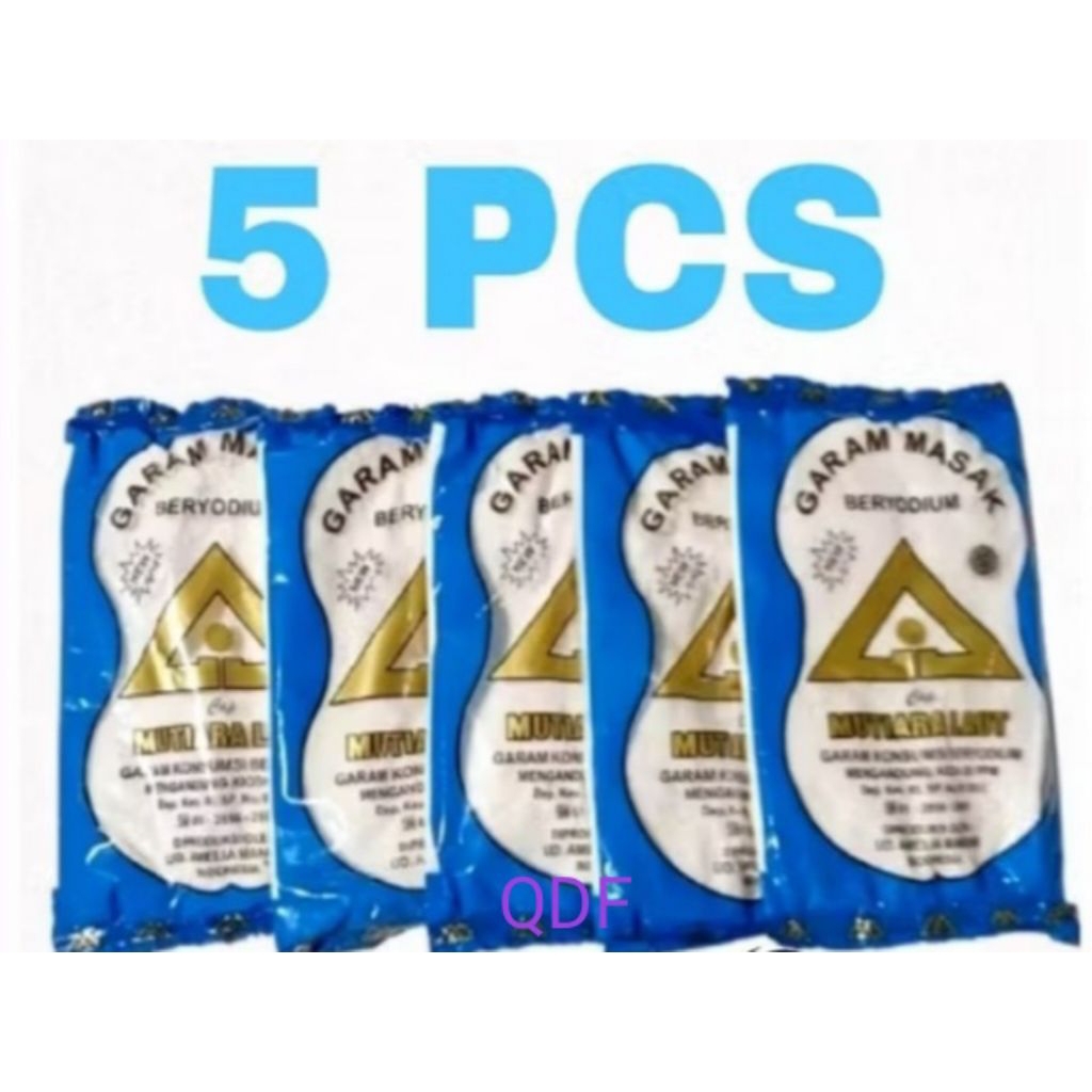 

5 pcs / garam halus / bumbu dapur penyedap mrasakan / 100gr