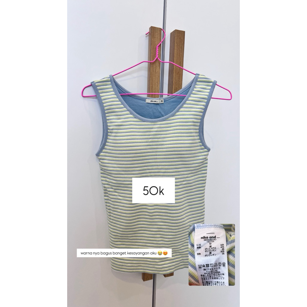 Preloved Tank Top Bra Brand