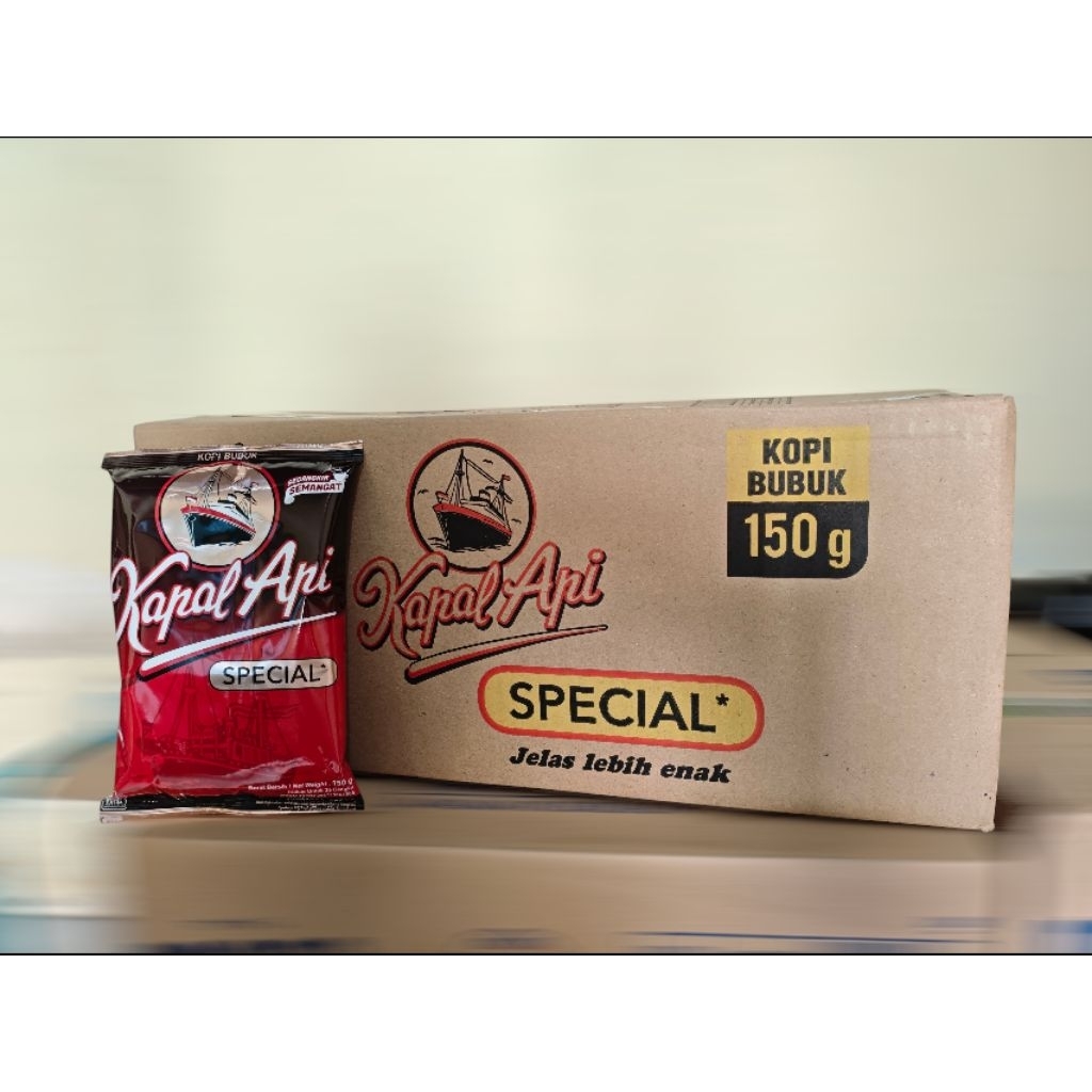 

Kopi Kapal Api Special Bubuk /Karton isi 20x150g
