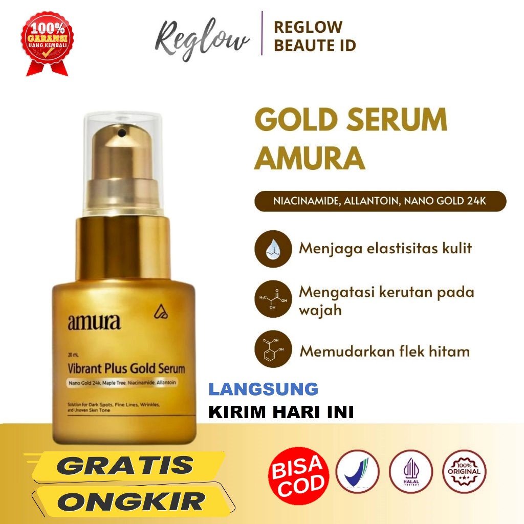 Amura Gold Serum / Serum Amura Gold Anti Aging Dan Flek Hitam