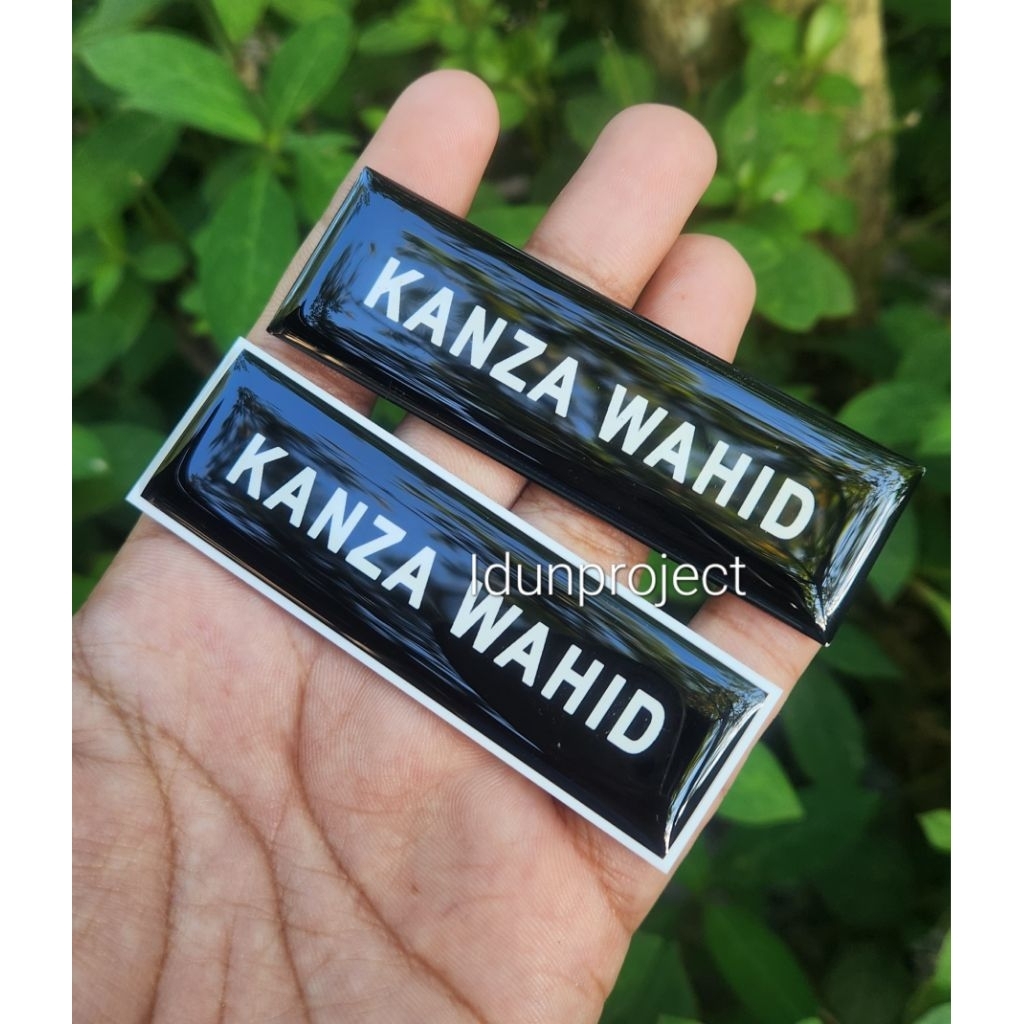 

Nametag Nama dada akrilik 2.5x8 besar