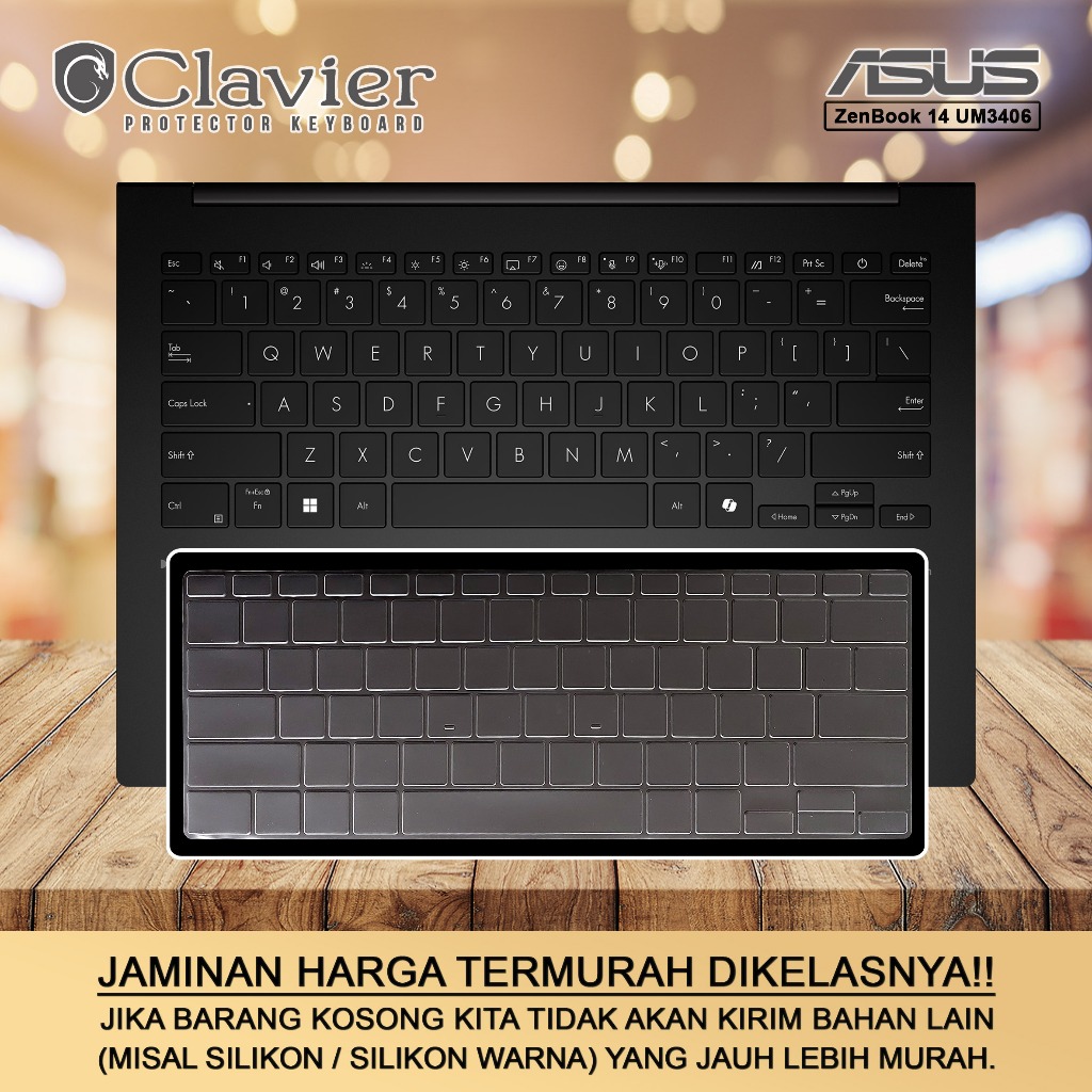 Keyboard Protector Cover Cocok untuk Asus ZenBook 14 UM3406 UM3406H UM3406HA UM3406K UM3406KA Siliko