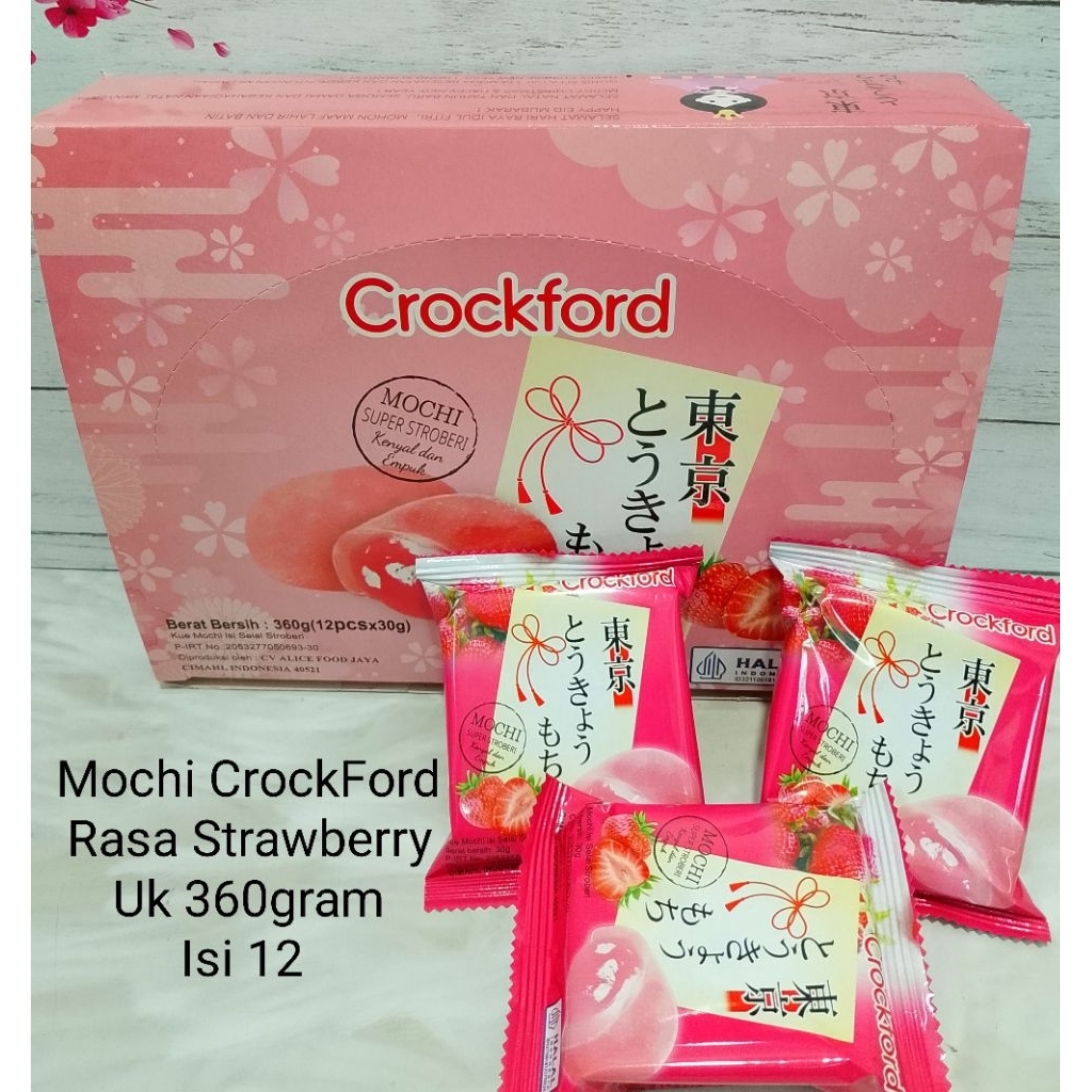 

MOCHI VIRAL CROCKFORD 1 Dus isi 6 Box ( 1 Box isi 12 Pcs ) Bisa Mix Uk 30 gram Exp 2026