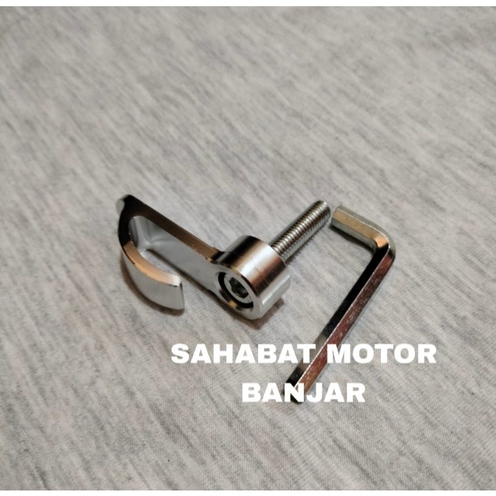 SAHABAT MOTOR GANTUNGAN BARANG BREKET STANG + BAUT IMPORT MOTOR NMAX PCX ADV DLL / GANTUNGAN GNB SIL