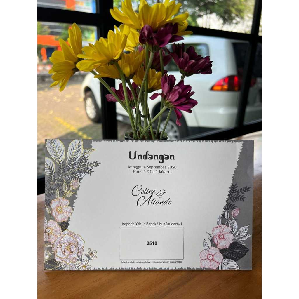 UNDANGAN BLANGKO ERBA 2510