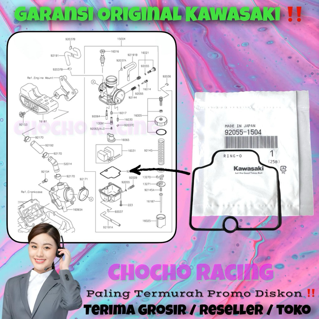 [O20] PROMO DISKON - SIL ORING RUMAH MANGKOK KARBU KEIHIN PWL 26 PWK 28 PE 28 NINJA R SS KIS RL VR C