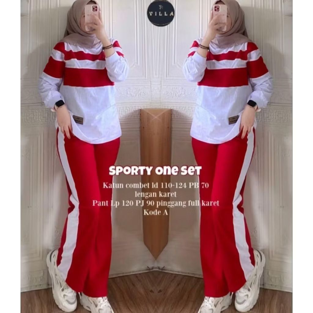 Sporty Oneset/ Fajar Grosir Surabaya