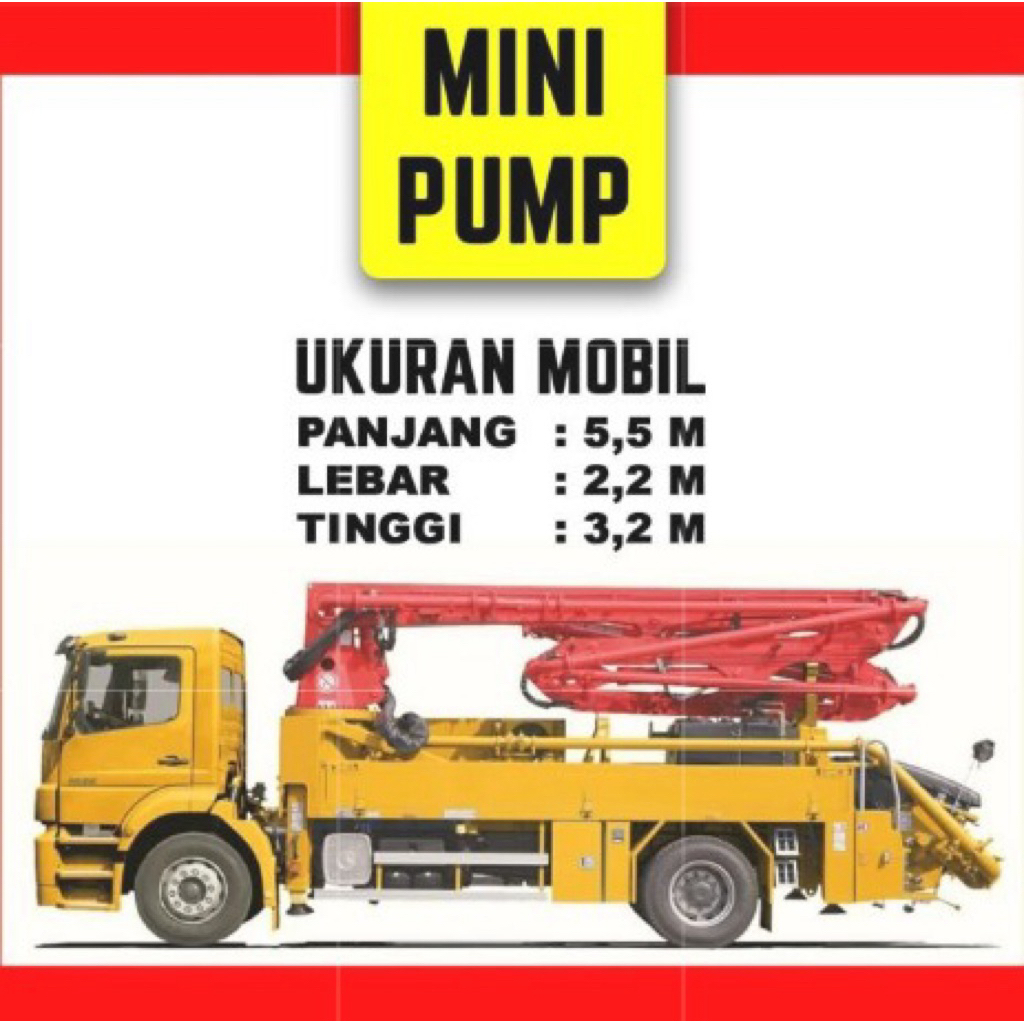 POMPA BETON MINI READYMIX VOL. 4-25