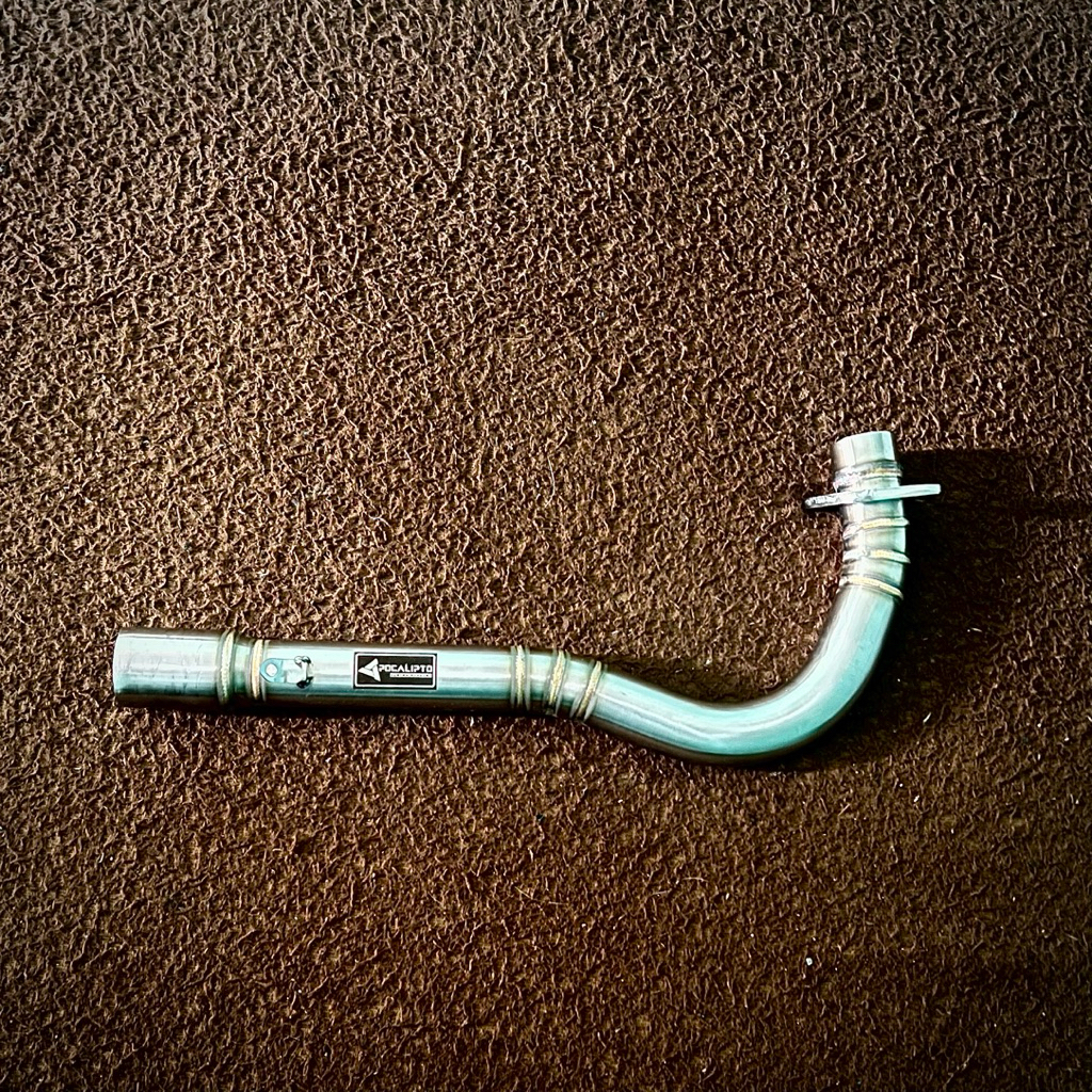 Leheran / pipa header mesin Daytona Anima , SND 190 stainless steel