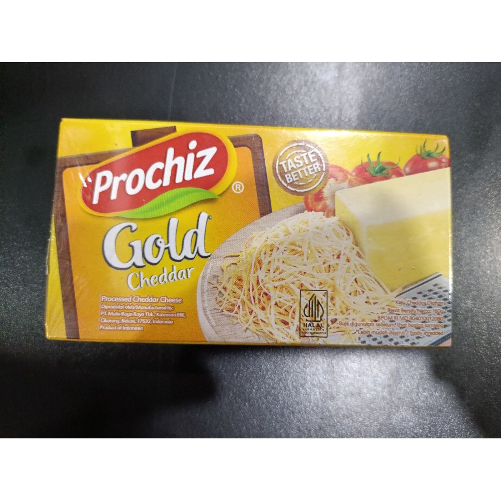 

PROCHIZ KEJU CHEDDAR @160gr (Exp 1-2-2026)
