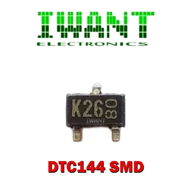 DTC144GK TRANSISTOR DTC144 SMD DTC144GK TR SMD DTC114 CODE K26 K2680 TRANSISTOR DTC 144 NPN SMALL SI